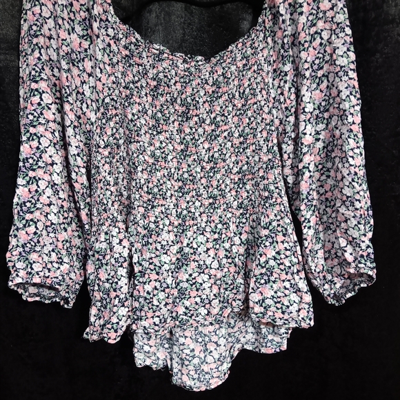 Wild Jasmine floral blouse size 2XL - Picture 6 of 6